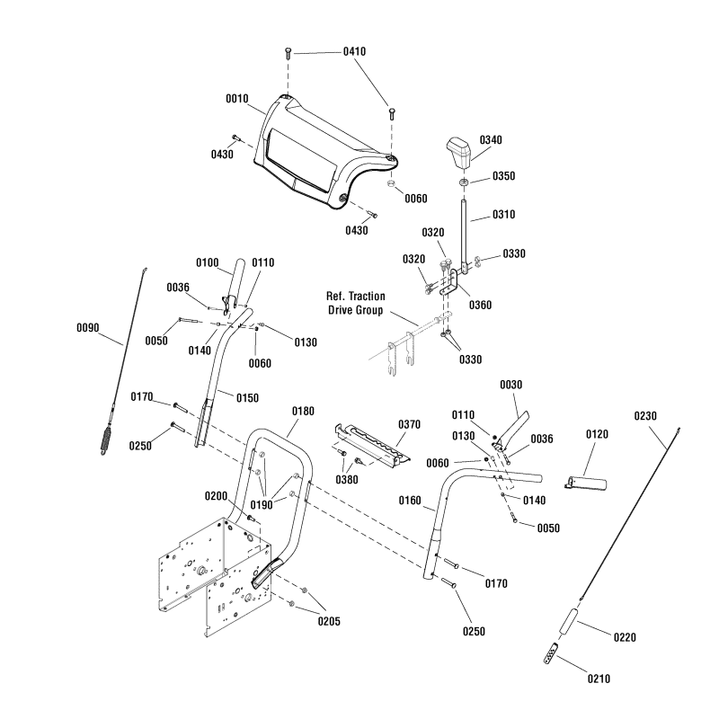 BOLT, hex, 1/4-20 x 3/4, GR5 ZS723010 GENUINE SNAPPER