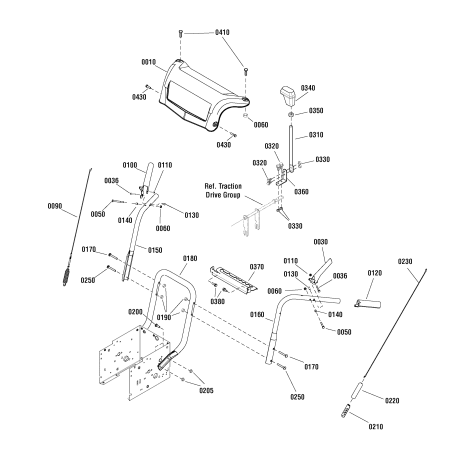 BOLT, hex, 1/4-20 x 3/4, GR5 ZS723010 GENUINE SNAPPER | Newgardenstore.eu