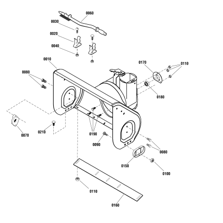 BRNG, AUGER SHAFT MF-L ZS53757MA ORIGINAL SNAPPER | Newgardenstore.eu