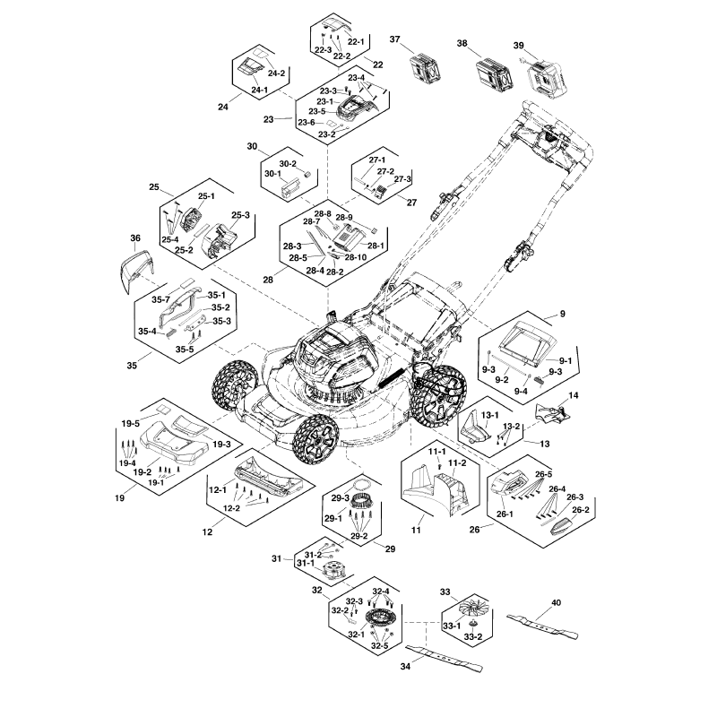 KIT Motore ZS771448 ORIGINALE SNAPPER