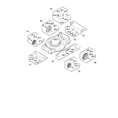 ORIGINAL SNAPPER ZS771461 LAWN MOWER DECK | Newgardenstore.eu