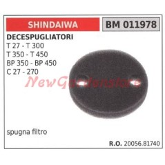 SHINDAIWA filtre à air en éponge pour débroussailleuse T 27 300 350 450 011978 | Newgardenstore.eu