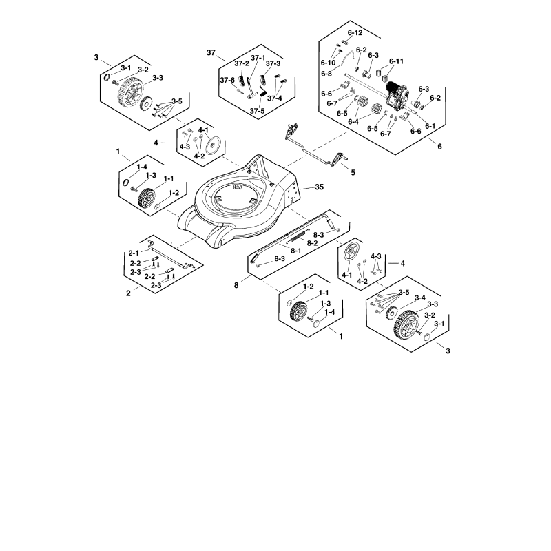 KIT, PLATAFORMA DE CORTADORA DE CÉSPED ZS771759 ORIGINAL SNAPPER