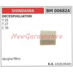 Fiiltro aria in spugna SHINDAIWA per decespugliatore T 25 T 27 C 35 006824 | Newgardenstore.eu