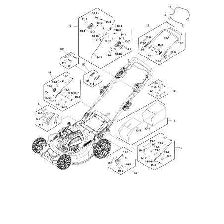 GRUPO RECOLECTOR DE HIERBA SNAPPER ORIGINAL ZS770182 | Newgardenstore.eu