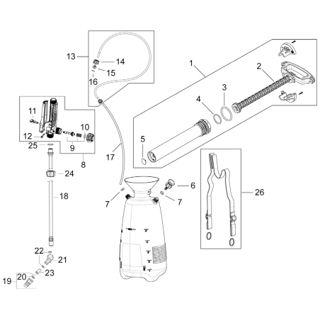 Air pump SR14988 ORIGINAL ONLY | Newgardenstore.eu