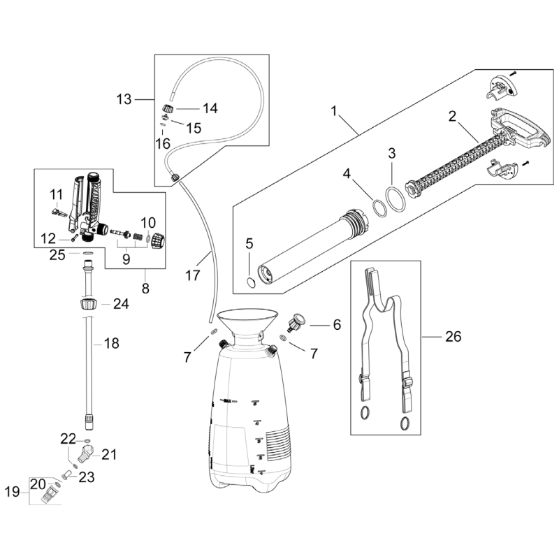 Verstärktes Rohr SR15022 NUR ORIGINAL