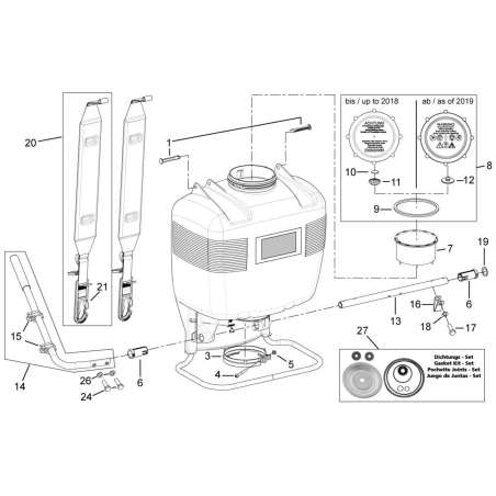 Kit de joints SR49443 ORIGINAL UNIQUEMENT | Newgardenstore.eu