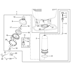 Screw SR0010141 ORIGINAL ONLY | Newgardenstore.eu