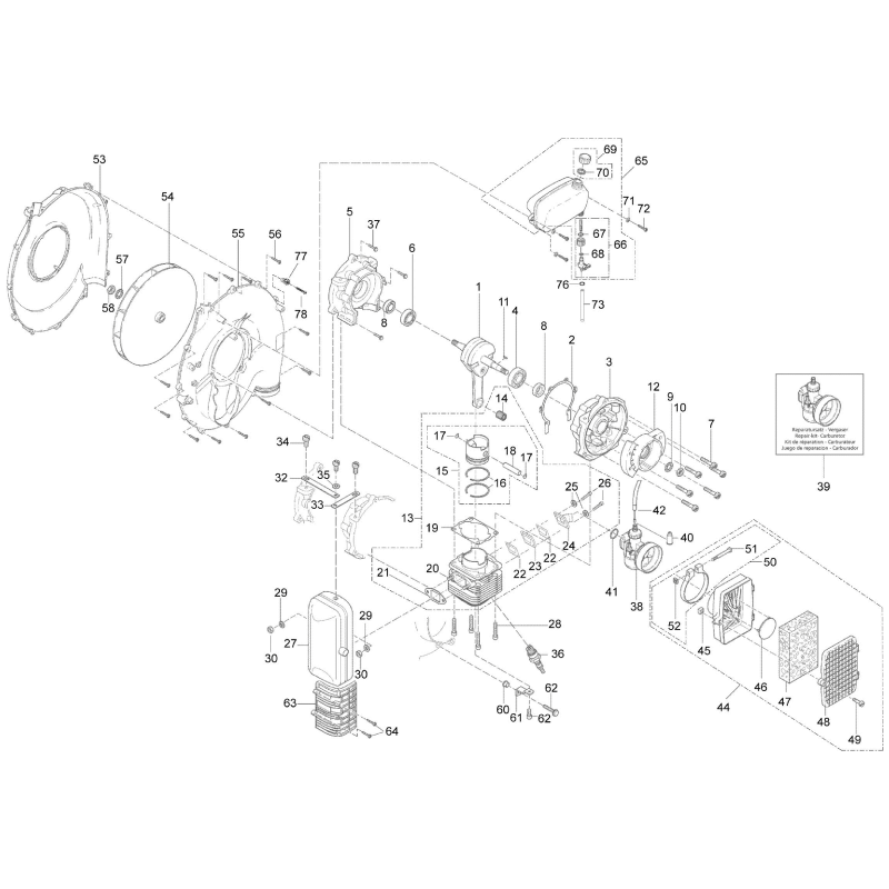 Roulement à aiguilles SR0052205 ORIGINAL UNIQUEMENT
