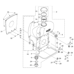 ANTI-VIBRATION SPRING 414-423-449 414 423 449 SR0073363 ORIGINAL ONLY | Newgardenstore.eu