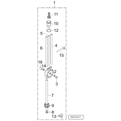 Pompa booster liquido Pompe centrifuga SR4400117 ORIGINALE SOLO