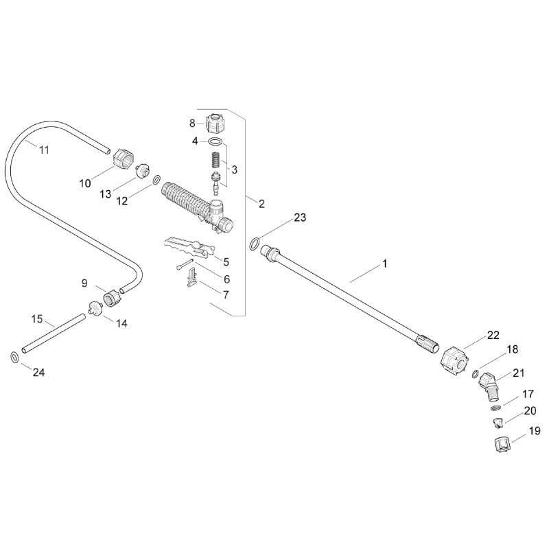Ugello getto piatto SR3074205 ORIGINALE SOLO
