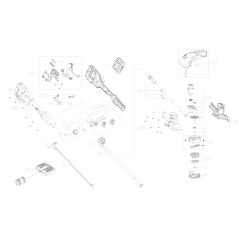 Juego de mangos auxiliares originales WORX XR50027696
