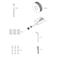 Cable delimitador original Worx (200 m) WA0177 XR50022605 | Newgardenstore.eu
