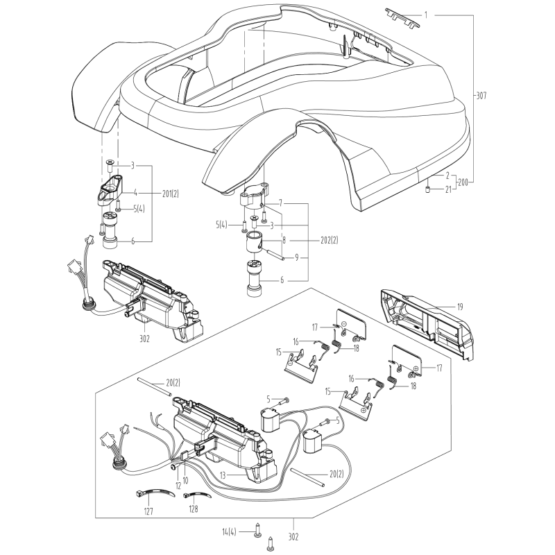 Suspension XR50024667 ORIGINAL WORX