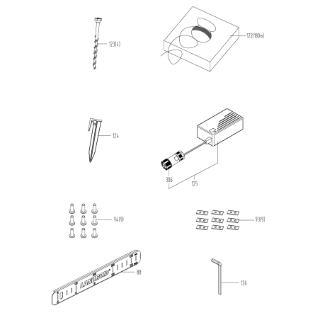 Tornillo XR50024724 ORIGINAL WORX | Newgardenstore.eu
