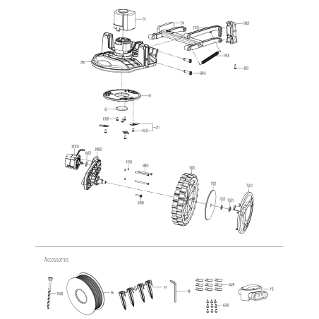 Original Worx XR50032269 cutting blade | Newgardenstore.eu