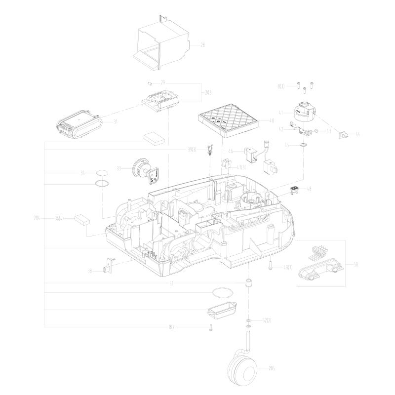 Batterie (Li-ion, 2 Ah, 20 V) WA3551.1 XR50049397 ORIGINAL WORX