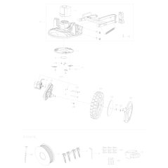Original Worx XR50040666 Antriebsmotor-Set