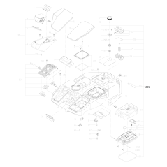 Striscia di tenuta XR50049535 ORIGINALE WORX | Newgardenstore.eu