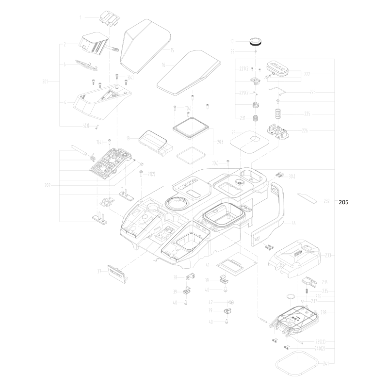 Bande d'étanchéité XR50049535 ORIGINAL WORX