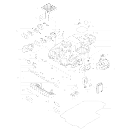 Rechtes Kollisionsblech XR50047188 ORIGINAL WORX | Newgardenstore.eu