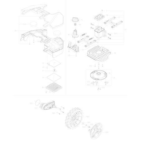 ORIGINAL WORX WR208E XR50049410 MESSERSCHEIBE | Newgardenstore.eu