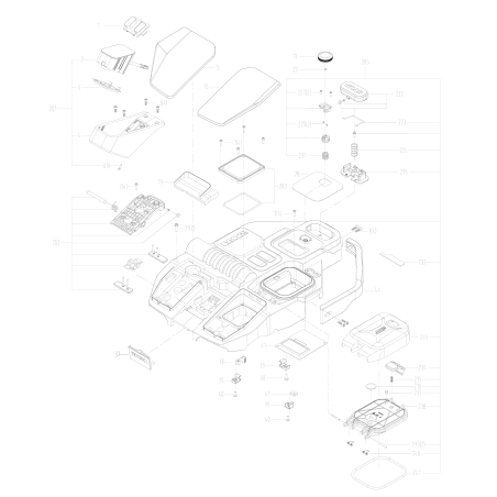 Coperchio superiore XR50047177 ORIGINALE WORX | Newgardenstore.eu