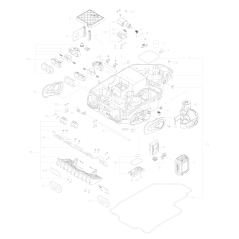 Placa de control original Worx XR50048159 | Newgardenstore.eu