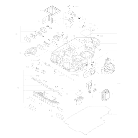 Striscia sigillante XR50048115 ORIGINALE WORX | Newgardenstore.eu