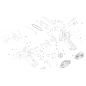 Original Worx XR60082254 Rechtes Gehäuse