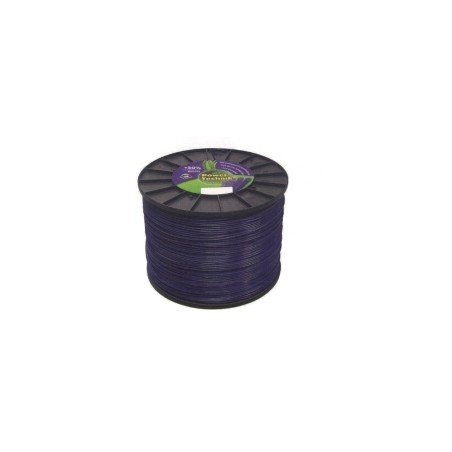 Alambre POWER TECHNIK desbrozadora violeta cuadrado diámetro 2,4 mm longitud 1616 mt | Newgardenstore.eu