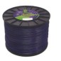 Alambre POWER TECHNIK desbrozadora violeta cuadrado diámetro 2,4 mm longitud 1616 mt