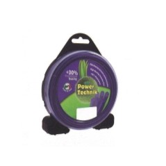 Fil POWER TECHNIK pinceau violet diamètre carré 2,7 mm longueur 15 mt | Newgardenstore.eu