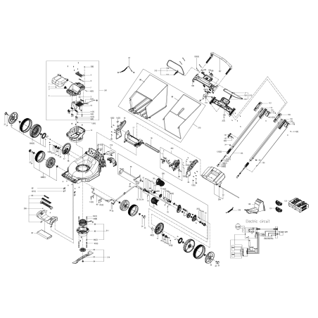 Gruppo lama XR50044651 ORIGINALE WORX | Newgardenstore.eu