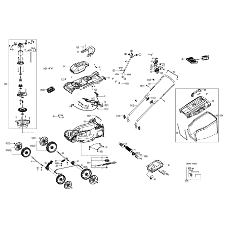 Cubierta del motor XR50046949 ORIGINAL WORX | Newgardenstore.eu