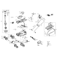 ORIGINAL WORX XR50046950 Schalter- und Leiterplattenset