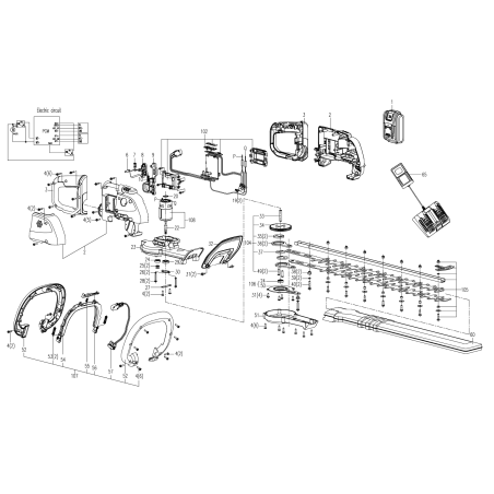 PROTECTION DE SÉCURITÉ ORIGINALE WORX XR50048668 | Newgardenstore.eu