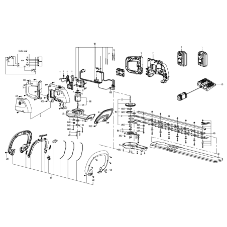 Engine set XR50050204 ORIGINAL WORX | Newgardenstore.eu