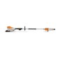 Tijeras de podar STIHL HTA150 de 36 V, a batería, longitud de la espada 30 cm, longitud máxima 196 cm.