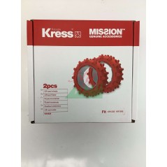 Kit ruote chiodate robot tagliaerba ORIGINALE KRESS KR133E KR136E KR233E KA0222 | Newgardenstore.eu