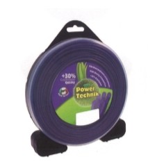 Fil à débroussailler POWER TECHNIK violet diamètre rond 2,4 mm longueur 90 mt | Newgardenstore.eu