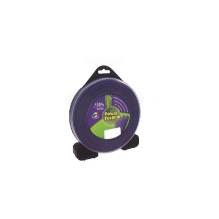 Alambre POWER TECHNIK desbrozadora púrpura redondo diámetro 3,0 mm longitud 60 mt | Newgardenstore.eu