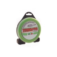 Filo TERMINATOR decespugliatore verde diametro quadro 2,4 mm lunghezza 15mt | Newgardenstore.eu