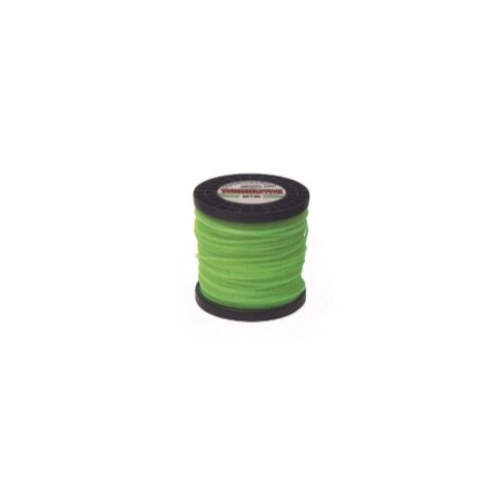 Alambre TERMINATOR, verde desbrozadora, diámetro cuadrado 2,4 mm, 247 m de longitud | Newgardenstore.eu