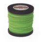 TERMINATOR wire, brushcutter green, square diameter 2.4 mm, 247 m long