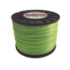 Filo TERMINATOR decespugliatore verde diametro quadro 2,7 mm lunghezza 1290 mt | Newgardenstore.eu