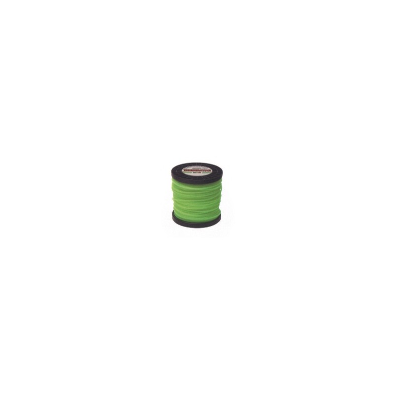 Filo TERMINATOR decespugliatore verde diametro quadro 2,7 mm lunghezza 225 mt