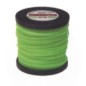 TERMINATOR wire, brushcutter green, square diameter 4.0 mm, 100 m long